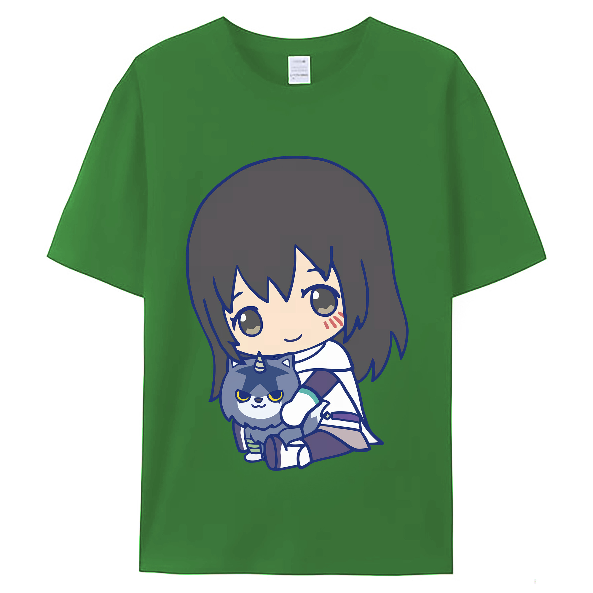 （画像用） 転スラ Regarding Reincarnated to Slime レディースカジュアルプリントTシャツ（綿100％）
